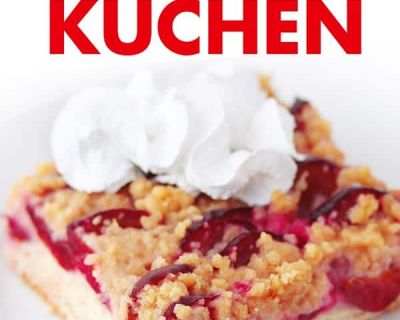 Veganer Zwetschgenkuchen mit Hefeteig