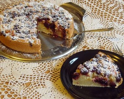 Feiner Kirschkuchen/Apfelkuchen