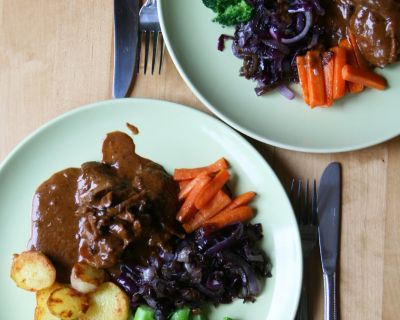 Senf-Ahorn-Sahnesauce | Mustard Maple Cream Sauce