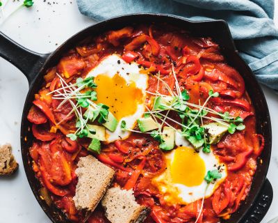 Shakshuka mit veganem Ei