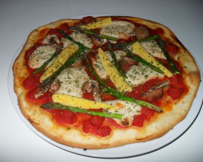 Selbstgemachte Pizza