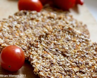 Sesam-Leinsam-Knäcke / Sesame-Flaxseed-Crispbread