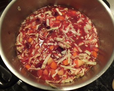 Herbst im Topf … Borschtsch (vegan)
