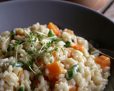 Cremiges Kürbisrisotto