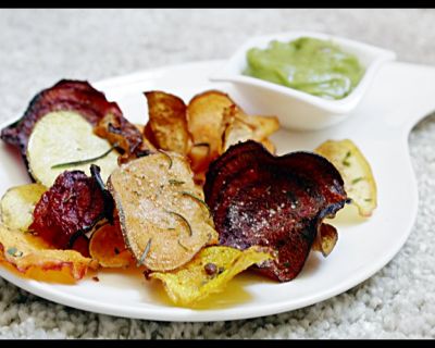 Rezept vom 02.10.2015: Kunterbunte Gemüse Chips die Zweite (Vegan & Erfolgreich)