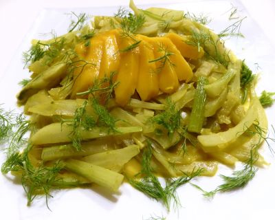 CURRY-FENCHELGEMÜSE MIT MANGO
