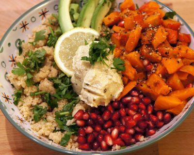 A big vegan bowl of yumminess