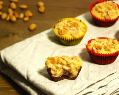 Erdnussbutter-Schoko-Crunch-Cups