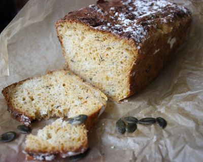 Britta’s Süßkartoffelbrot mit Kürbiskernen