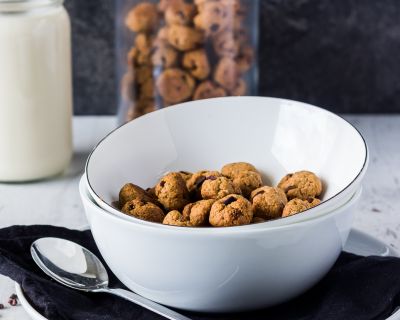 Selbstgemachtes Veganes Cookie Cereal