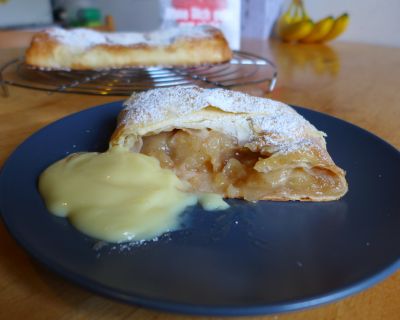 Apfelstrudel ohne Rosinen mit viel Liebe <3