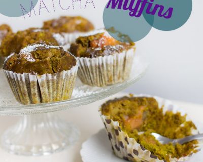 Gedünstete Matcha Muffins (抹茶の蒸しケーキ)