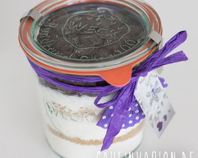 Chocolate Chip Cookie als Backmischung zum Verschenken (vegan, laktosefrei)