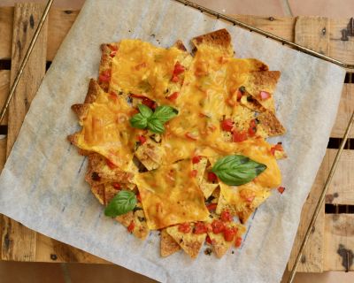 Nachos con queso – Nachos mit veganem Käse