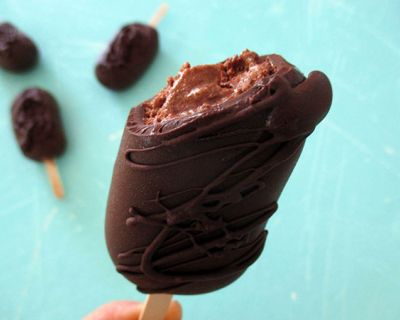 Aquafaba Schokoladen Eis am Stiel (Vegan, Glutenfrei)