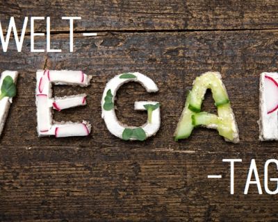An alle Nicht-Veganer: Wie wäre es mal mit einem veganen Tag? Oder passend zum Weltvegantag: Alle guten Dinge sind 3.