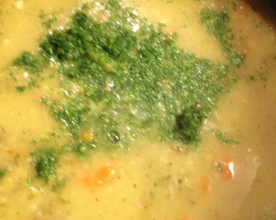 Kartoffelsuppe mit Linsen