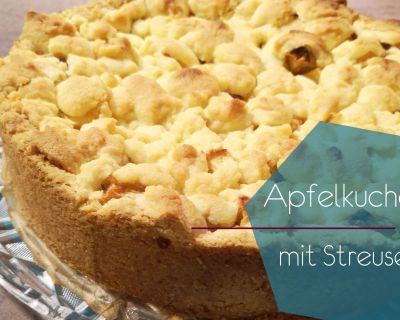 Apfelkuchen mit Streuseln