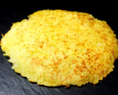 Kartoffelpuffer aus gekochten Kartoffeln