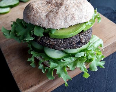 Pilz Sonnenblumenkerne Bratlinge (Vegan, Glutenfrei)