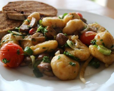 Gnocchi mit Champignons