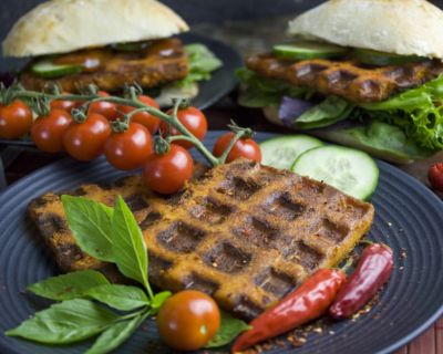 Superlecker! – Marinierter Waffel-Tofu