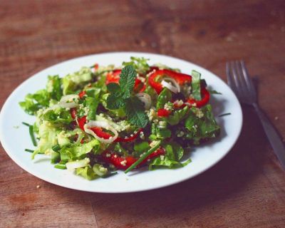 Hirse Salat mit Minze