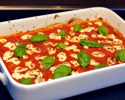 Auberginen-Tomaten-Gratin