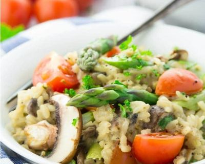 Spargel Risotto