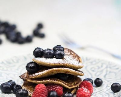 Frühstückspancakes, glutenfrei, lakosefrei und lecker