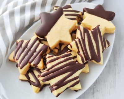 Vegane gefüllte Orangenplätzchen