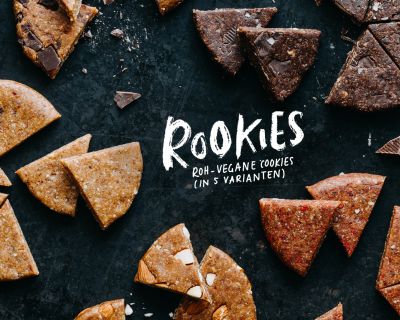 Rookies – Roh-vegane Cookies in 5 Varianten (zuckerfrei & ohne backen)
