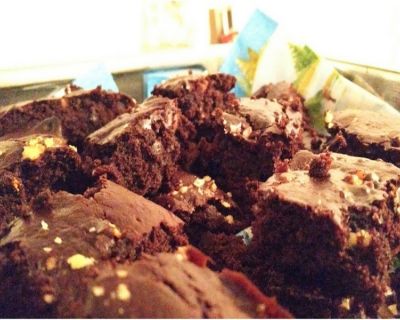 Vegane Brownies super schokoladig gigantisch lecker