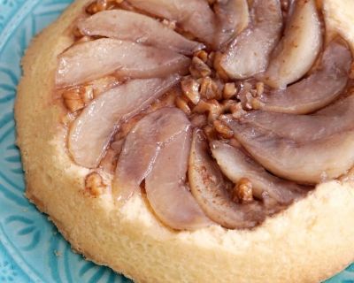 Tarte Tatin mit Birne und Walnüssen