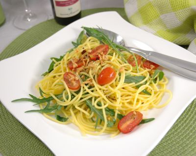 Glutenfreie Spaghetti di Rucola