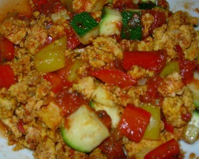 Rührtofu mit Gemüse