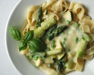 Fettuccine primavera