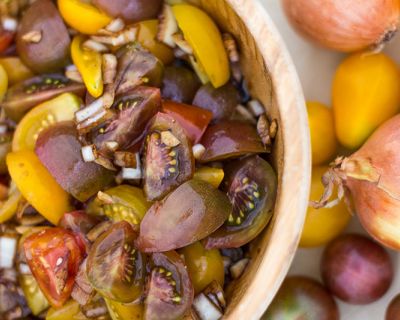 Bunter Cherrytomatensalat