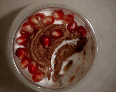 Double-Choc-Mousse: Weiße & dunkle Mousse au Chocolat