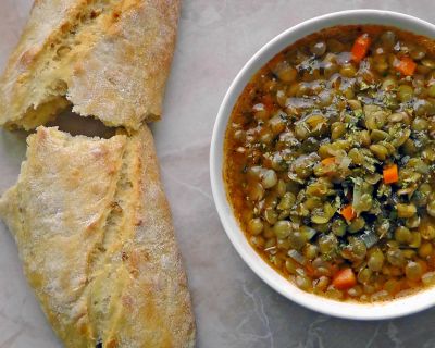 Griechische Fakes Linsensuppe