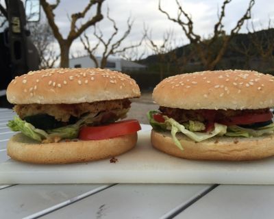 veganer Chickenburger