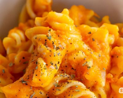 Pasta mit Kürbis – das einfachste, saisonale Rezept