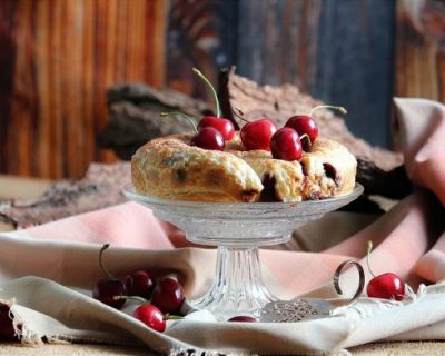 Kirschkuchen mit Schokolade