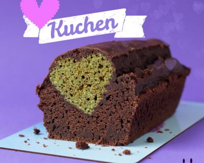 {Muttertag} Herz-Kuchen (vegan)