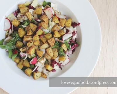 Herzhafter Rucola-Kartoffel-Salat