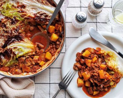 Vegane Lazy Kohlrouladen ohne Rollen