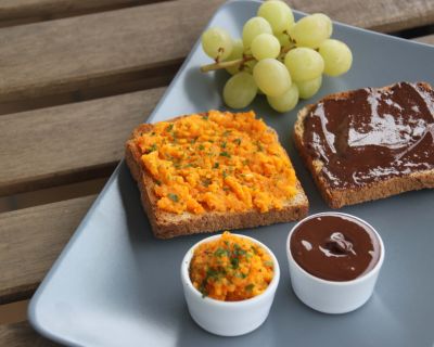 Vegane Aufstriche – Möhrenaufstrich und veganes Nutella