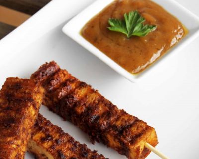 Vegane Saté-Spieße