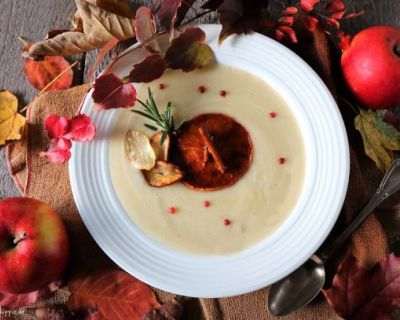 Topinambursuppe mit Apfel