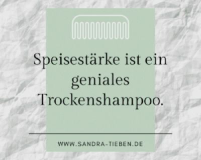 Trockenshampoo selbstgemacht